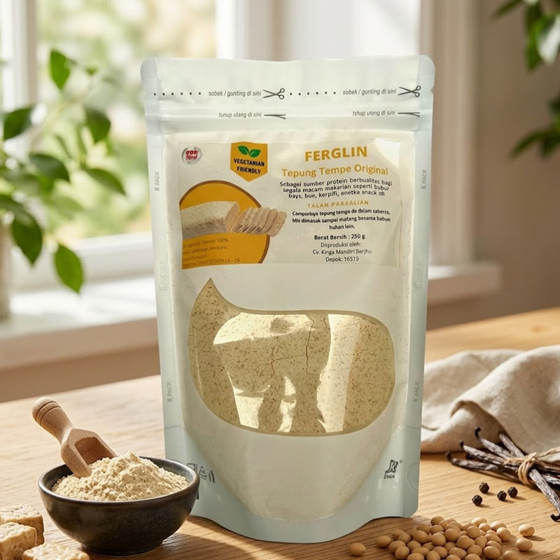 tepung tempe ferglin
